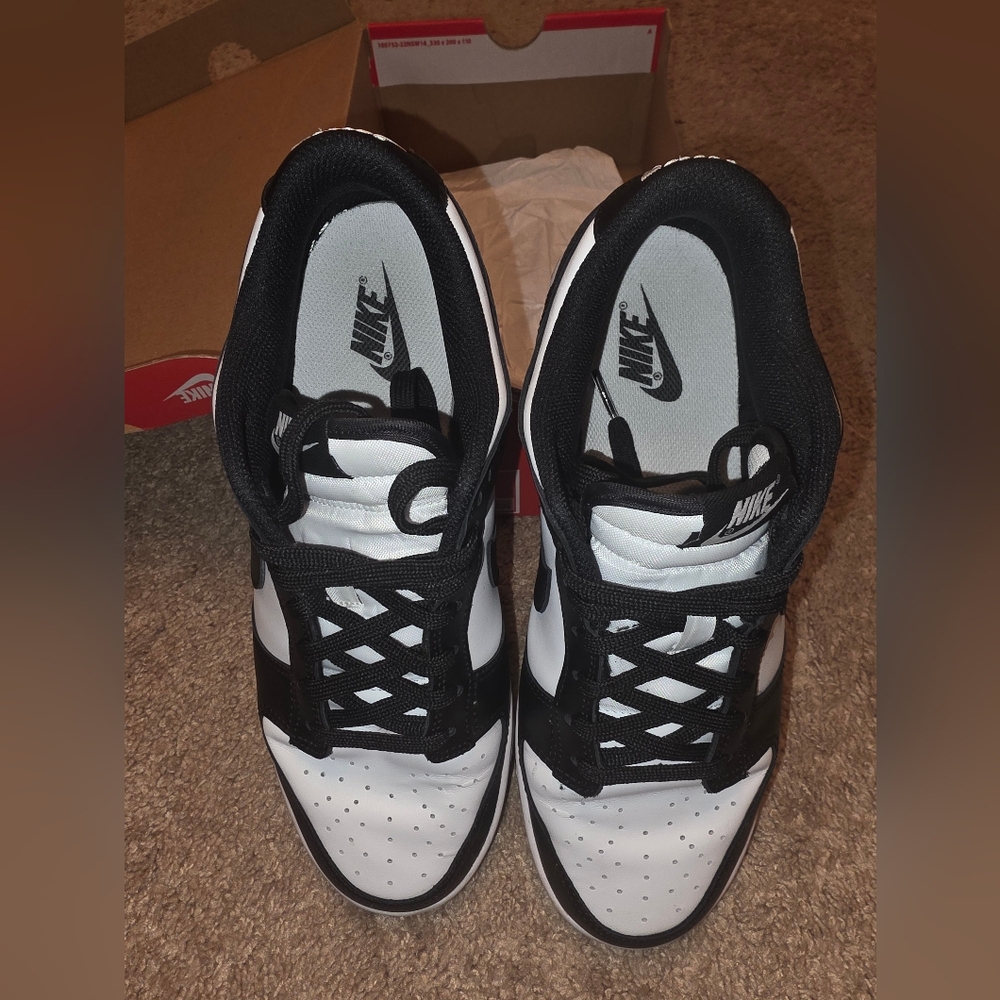 Nike Women's Dunk Low In Black & White